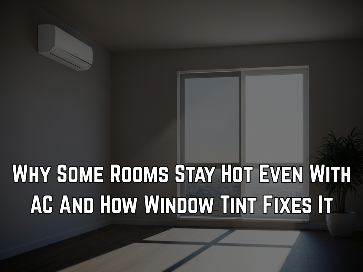 Why Some Rooms Stay Hot Even With AC And How Window Tint Fixes It