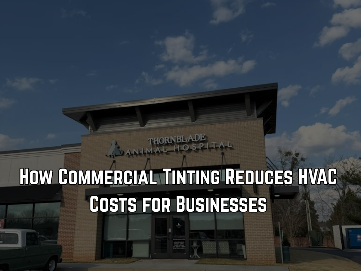 How Commercial Tinting Reduces HVAC Costs for Businesses
