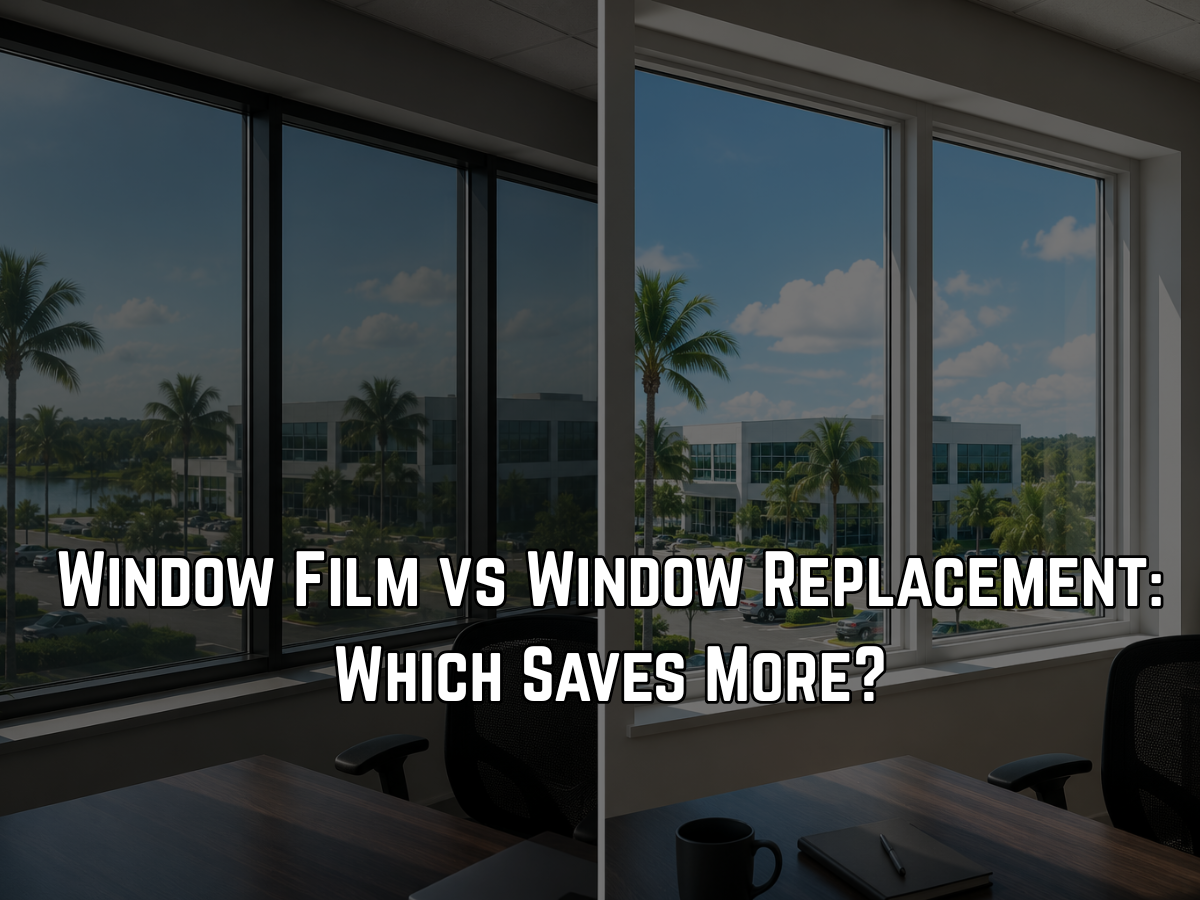 Window Film vs Window Replacement