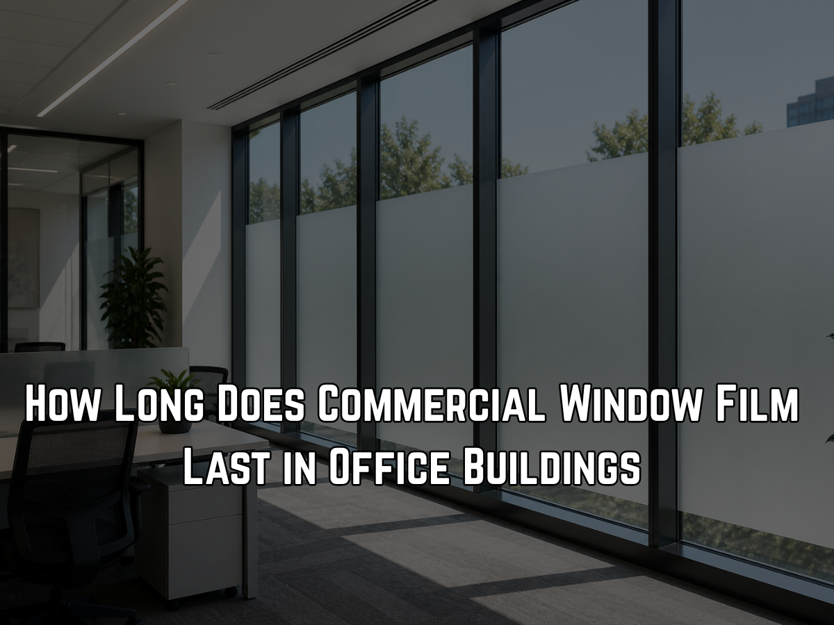 How long does commercial window film last in offices
